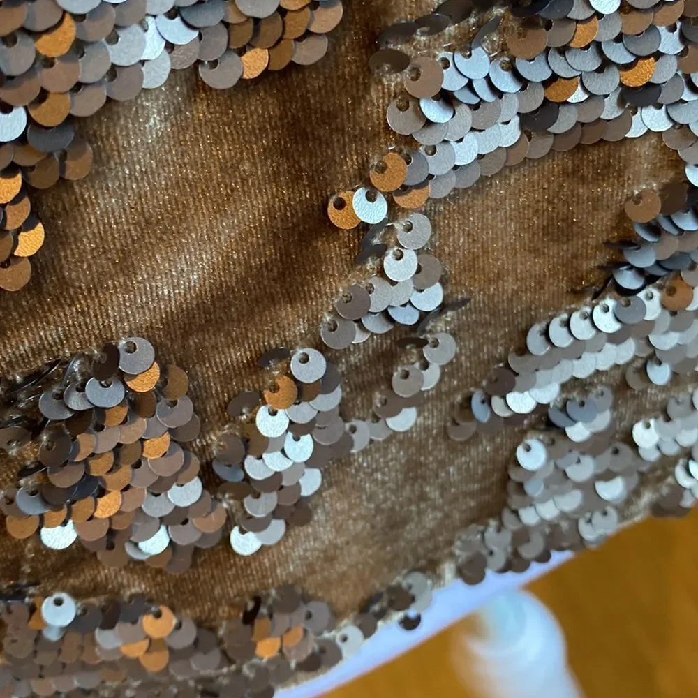 Dress Forum Velvet and sequins tank - Picture 7 of 12